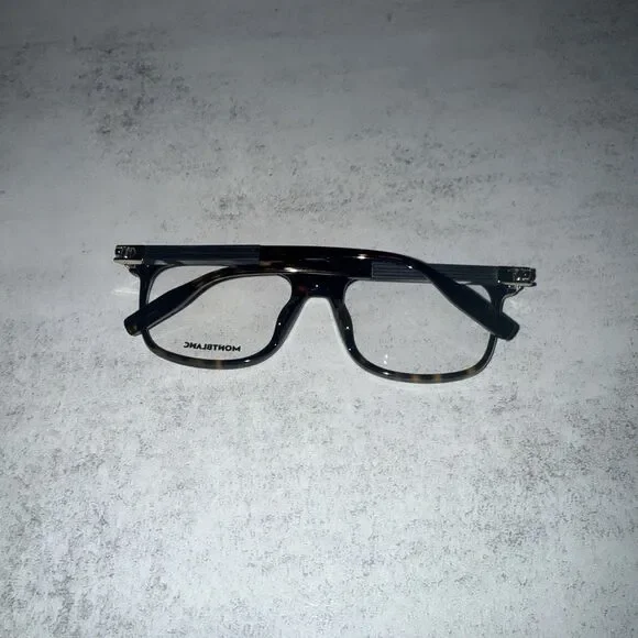 MONTBLANC MB610 Eyeglasses 53-20-145 Havana w/Demo Clear  display picture 1